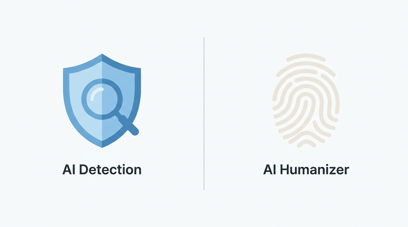 AI Detection vs AI Humanizer: What's the Difference?